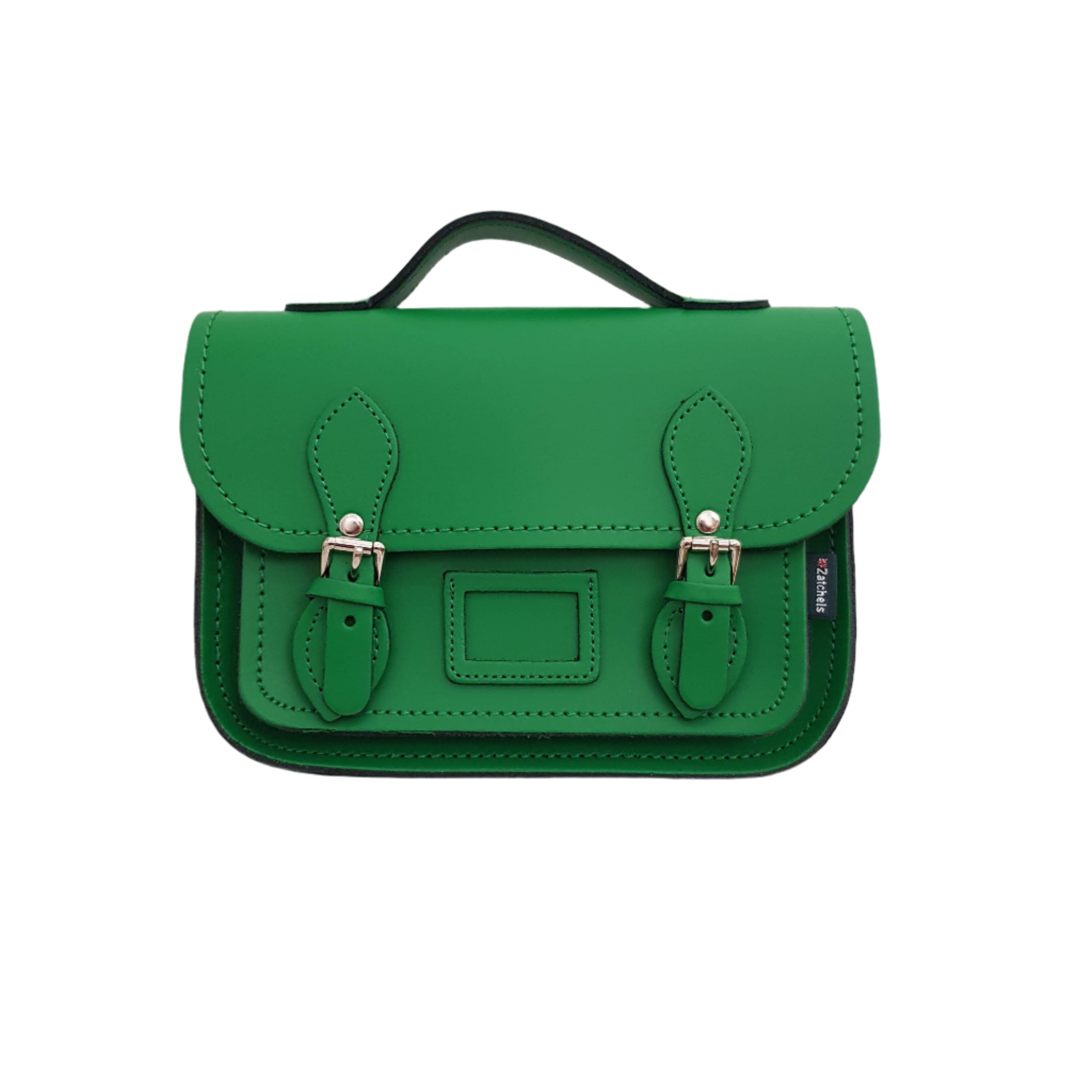 Handmade in England, Priced to Sell: The Leather Midi Satchel in Green Is the Bag Deal of the Season