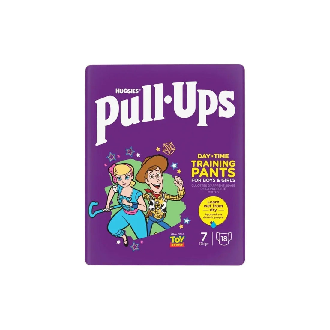 Huggies Pull-Ups Unisex Day Time Nappy Pants Size 6 – pack of 20 potty training pants with 360 degree stretchy fit and learning layer