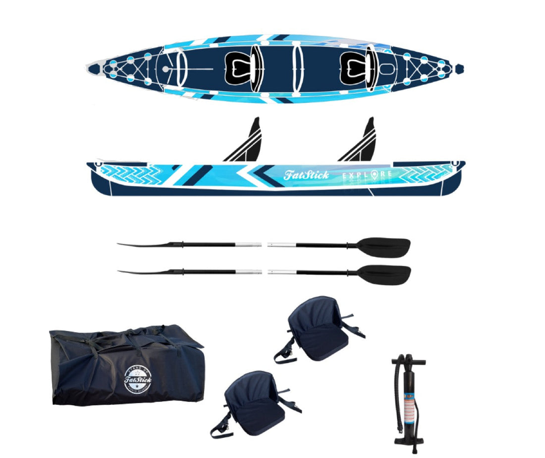 Take to the Water: The FatStick Inflatable Drop Stitch Kayak Package for Just £425 — Save £224