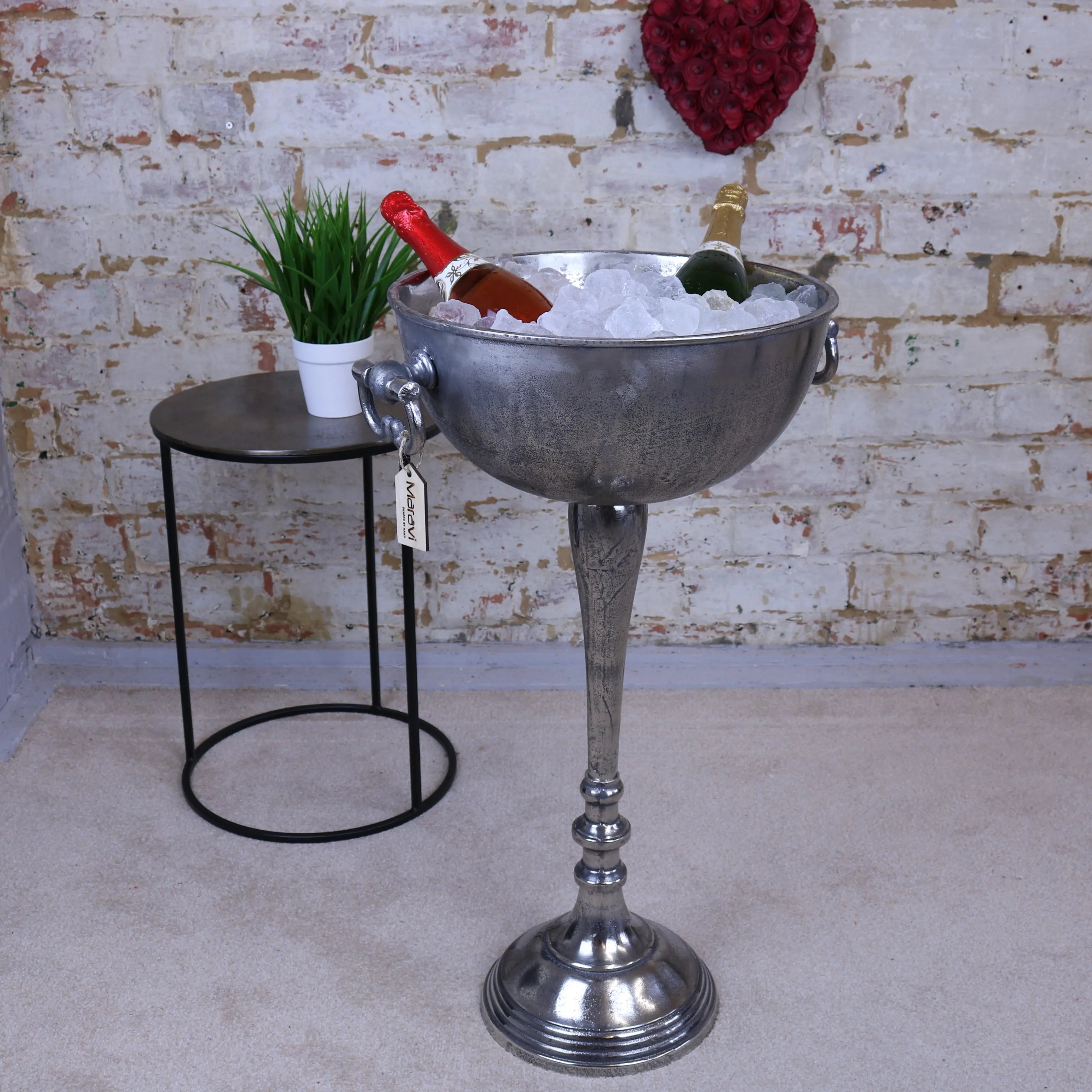 The Statement Piece Every Celebration Deserves: Maravi Tumbani Floor Standing Champagne Ice Bucket at £229.99