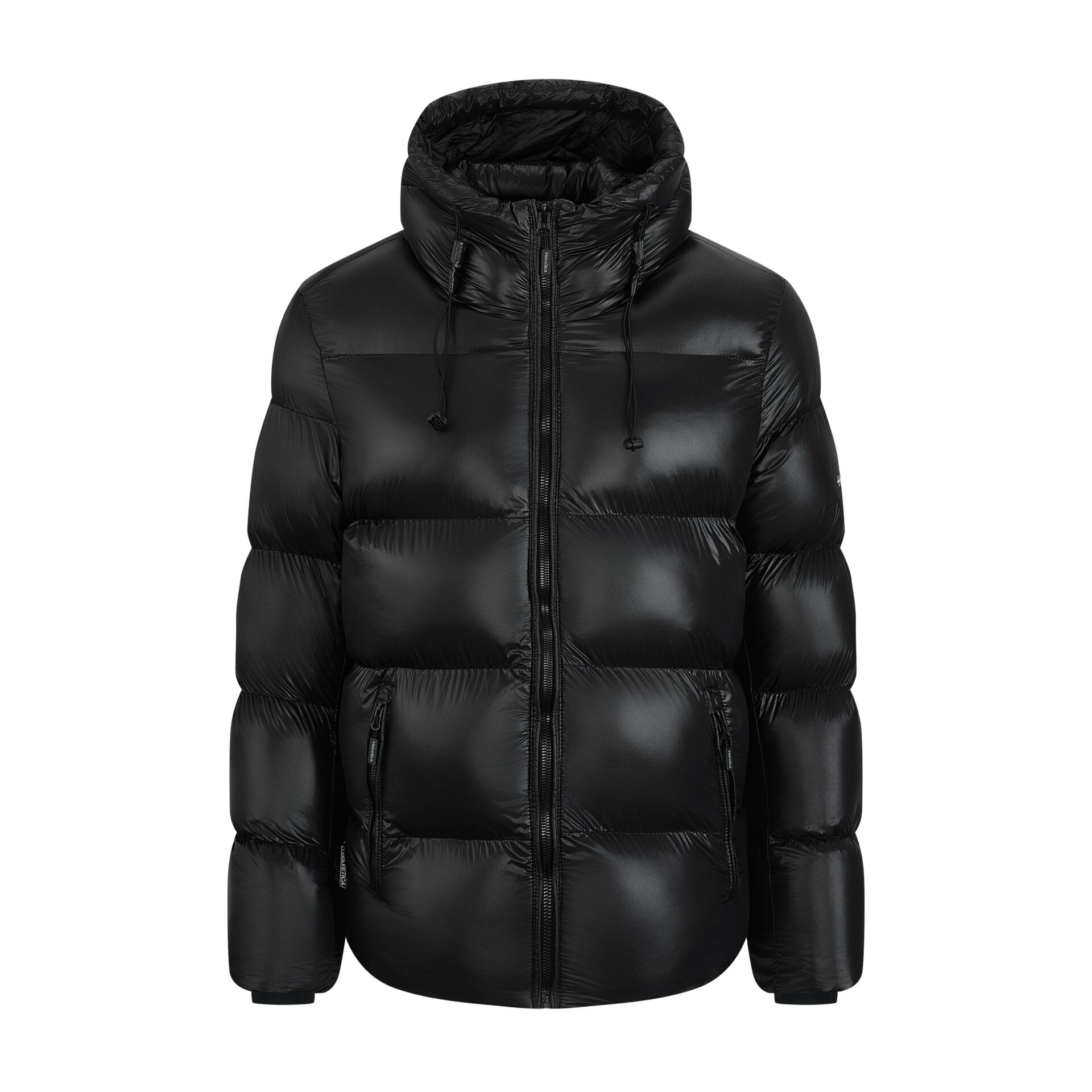 Margot wearing the Edge Hooded Down Jacket on a cold winter morning