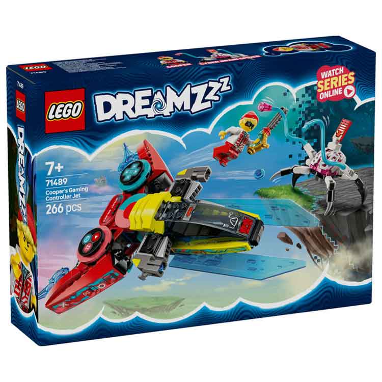 Press Start: The LEGO DREAMZzz Cooper’s Gaming Controller Jet Is Ready for Takeoff