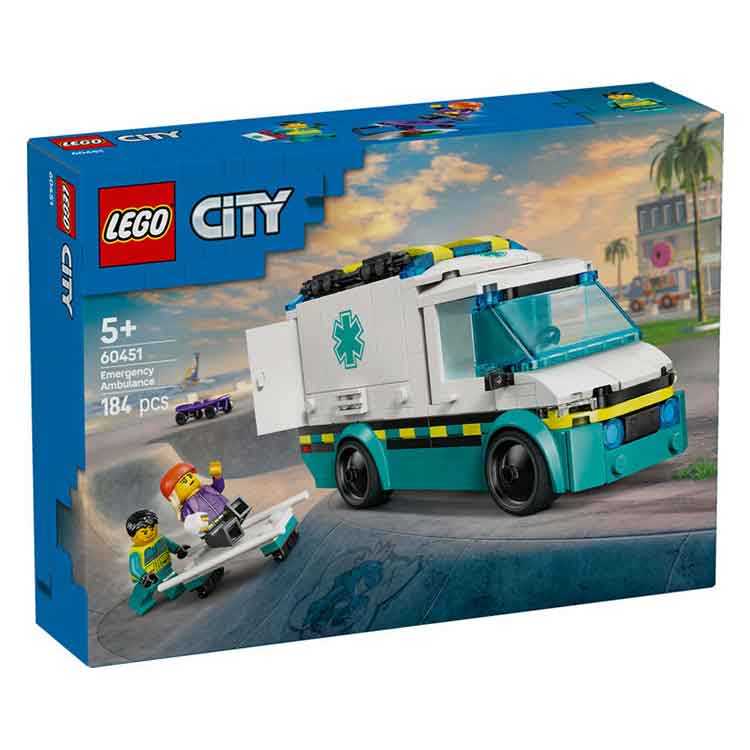 LEGO City Emergency Ambulance 60451 – Race to the Rescue at an Unbeatable Price