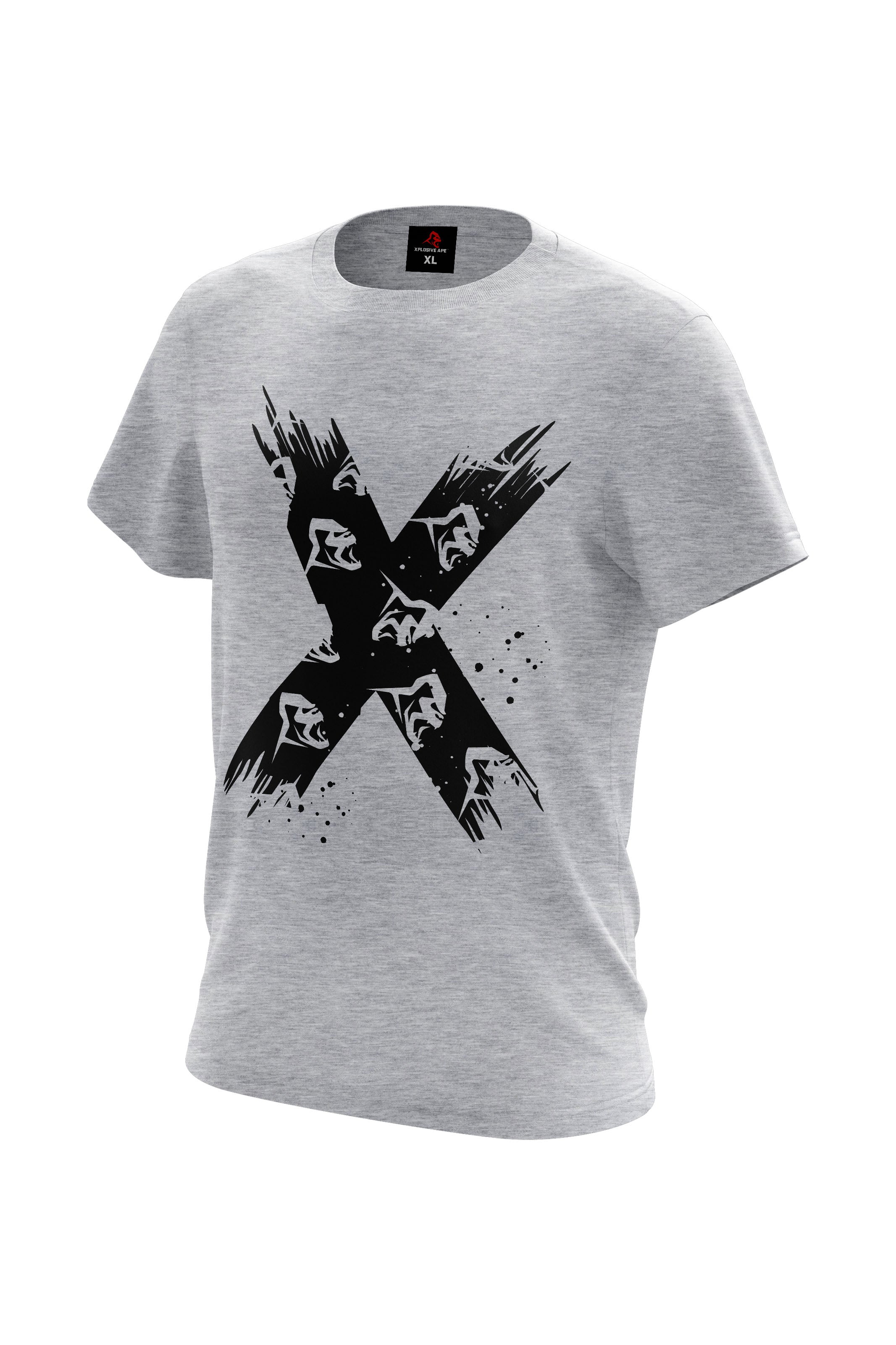 XAPE X Tee in Sports Grey – The Signature Statement Tee That Marks You Out From the Crowd