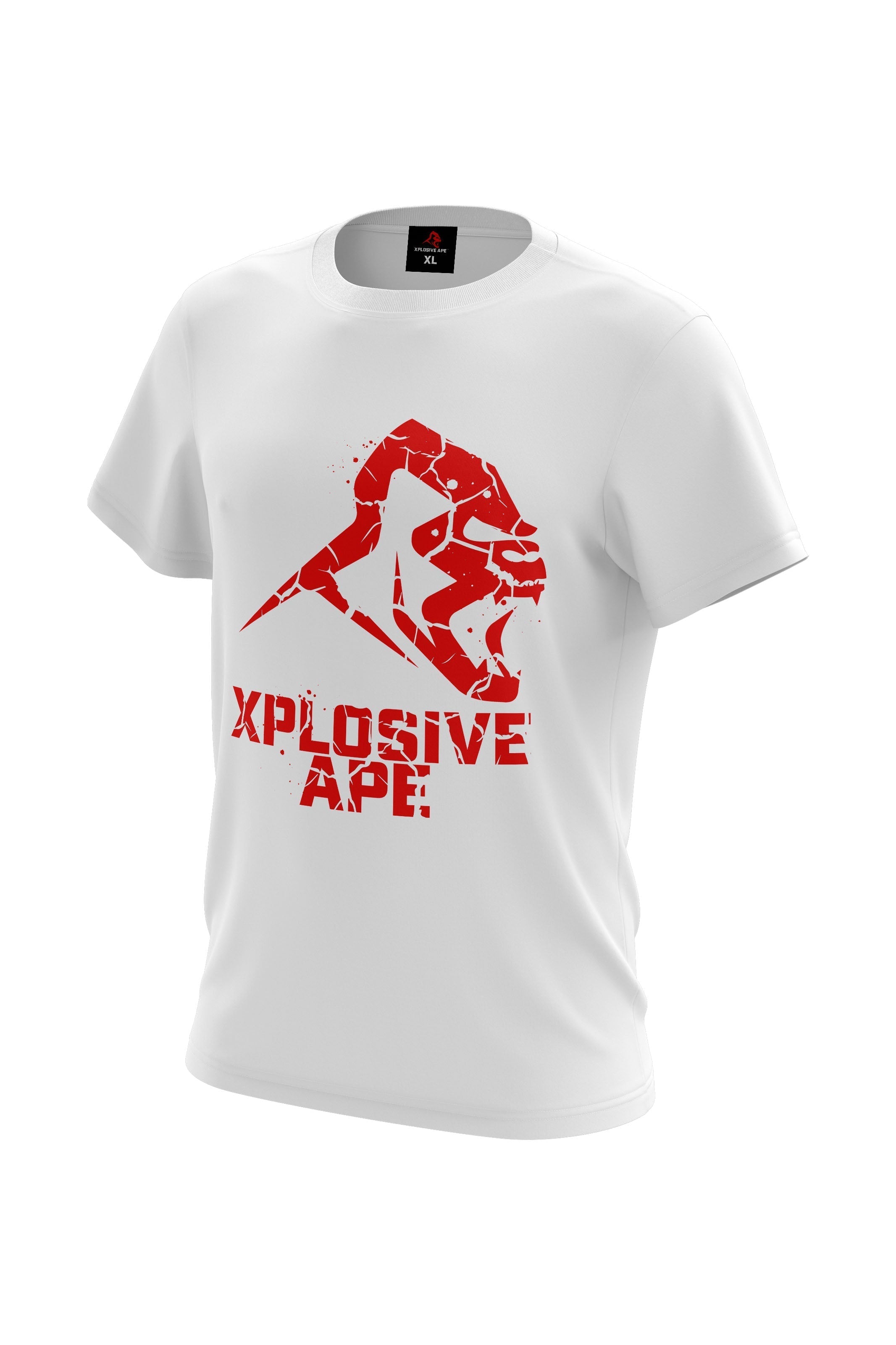 XAPE Aftershock Tee in White – The High-Impact Graphic Tee That Hits Different
