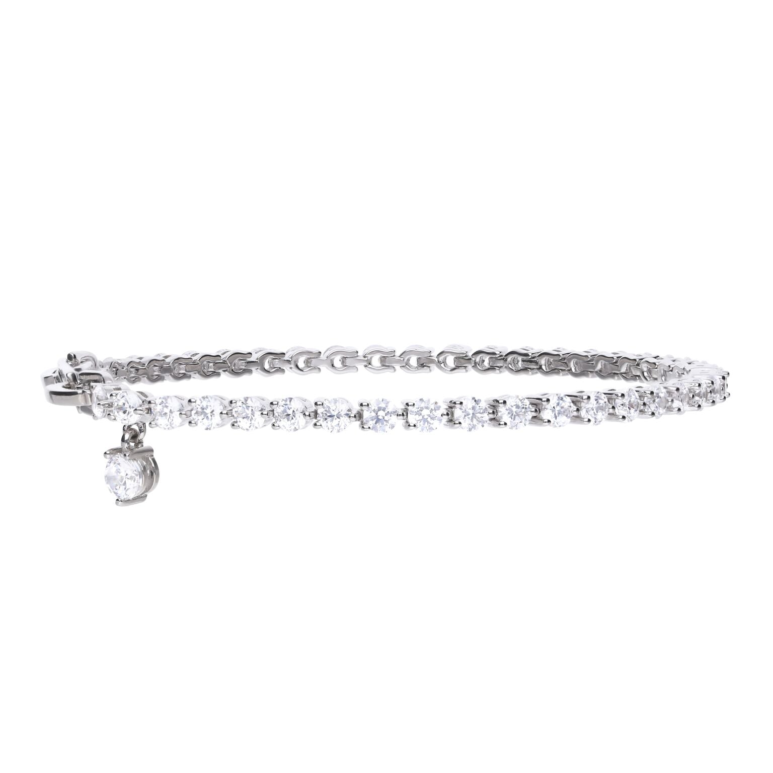 Gecko Jewellery Sterling Silver Zirconia Charm Tennis Bracelet – Luxury Fine Jewellery at a Price That’ll Surprise You