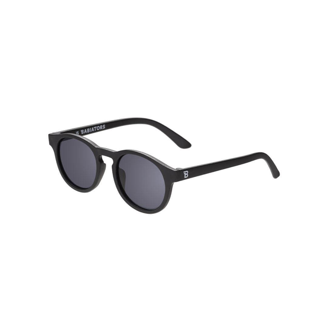 Babiators Original Keyhole Kids Sunglasses in Jet Black – Flexible Rubber Frames, 100% UV Protection, Timeless Style, Ages 0–6y+ at £25.00