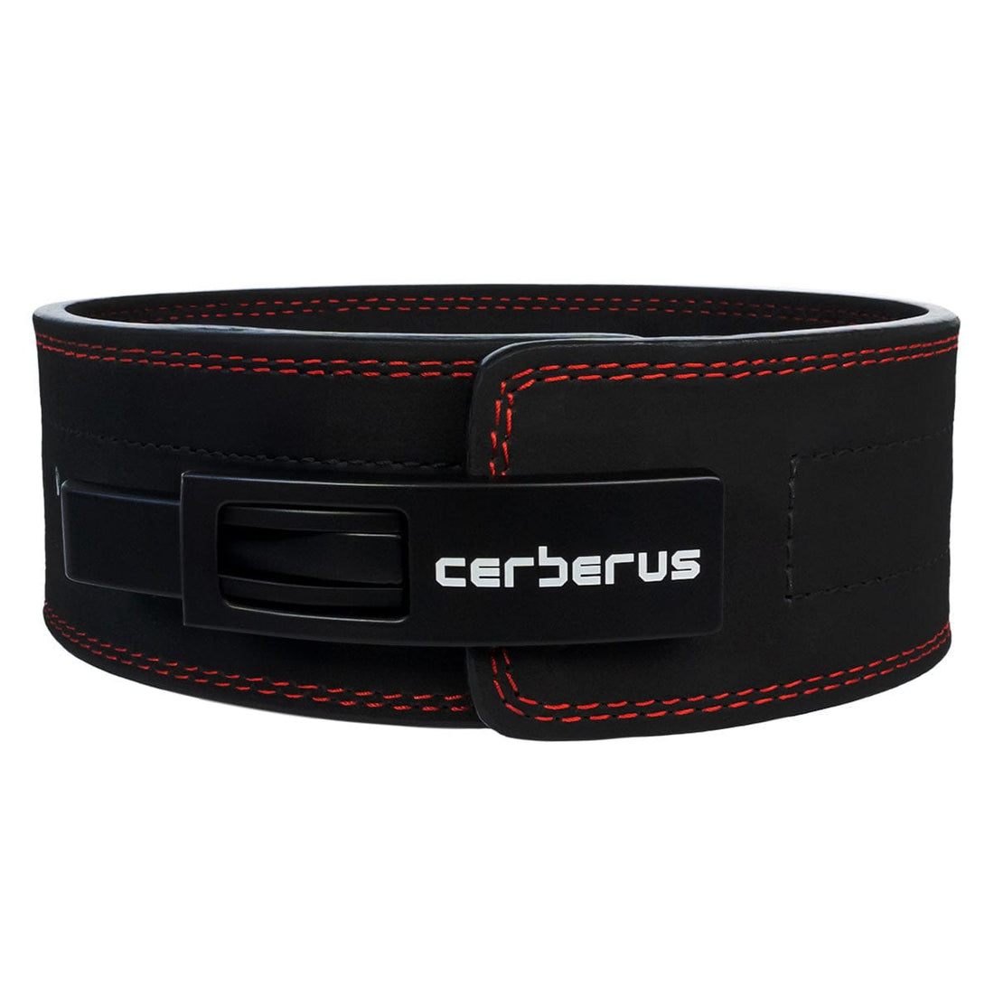 Cerberus Strength 10mm Classic Lever Belt – premium leather powerlifting belt with lever buckle for serious strength training and deadlifts