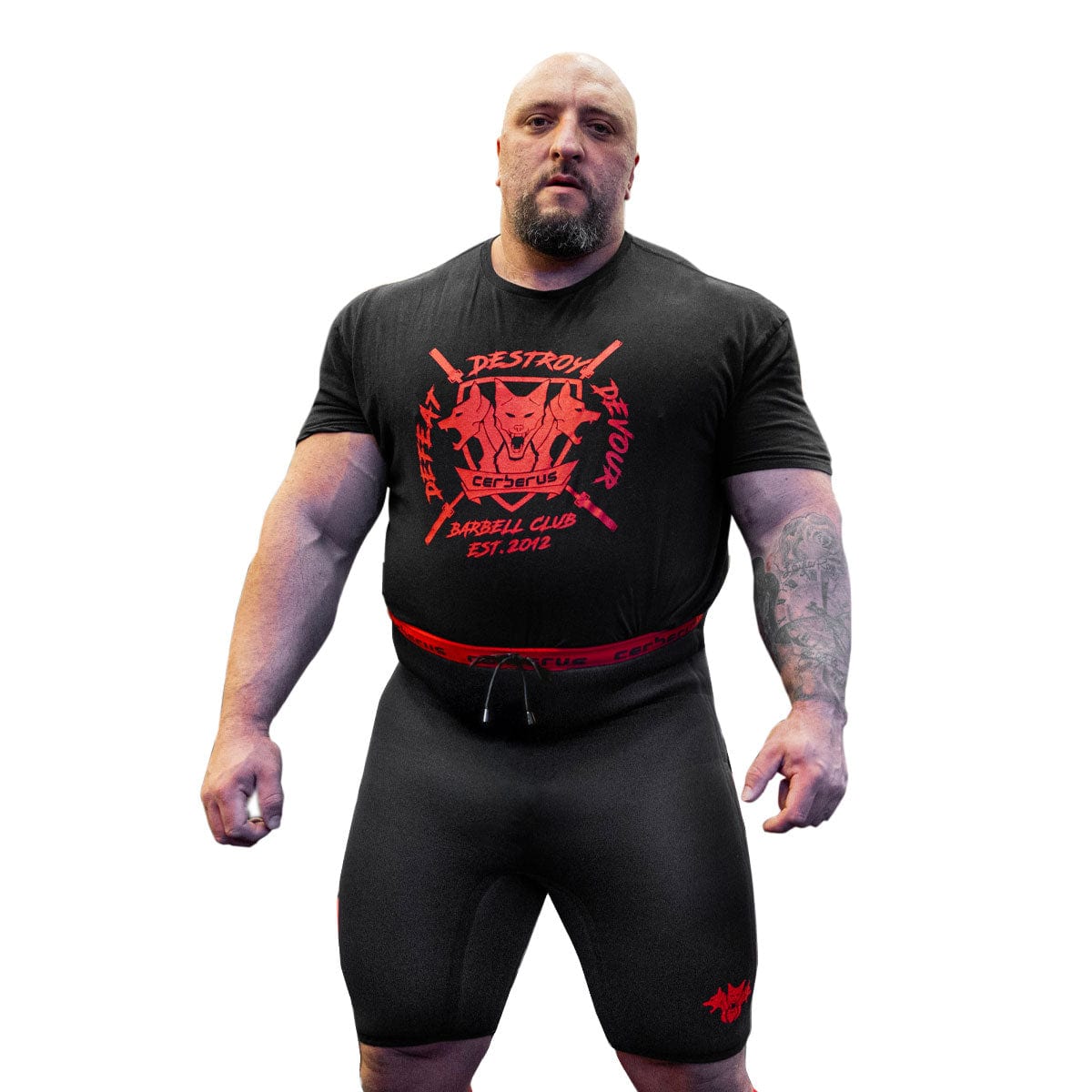 CERBERUS Strength 9mm Neoprene Hybrid Briefs – High-Waisted Hip & Glute Support for Squats, Deadlifts & Yoke Carries at £69.99