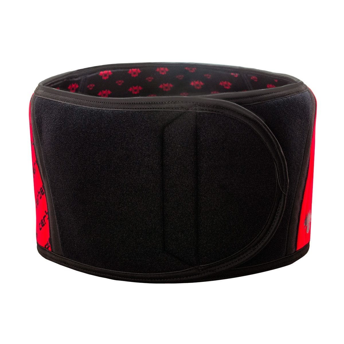 Cerberus Strength 7mm Neoprene Underbelt worn around the waist as a foundational support layer beneath a primary lifting belt during a heavy training session