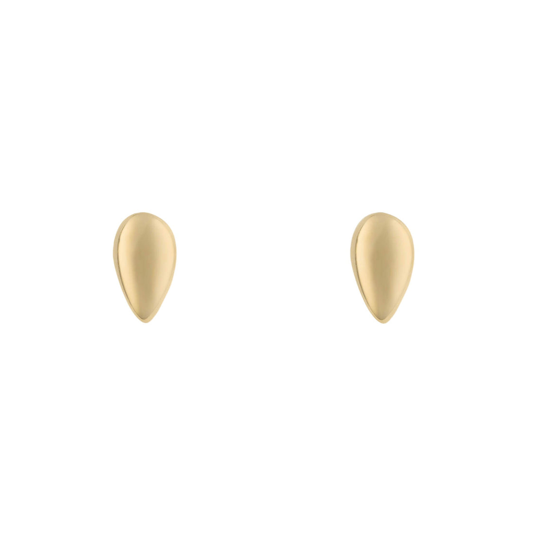 Gecko Jewellery 9ct Gold Plain Teardrop Stud Earrings – Timeless Fine Jewellery That Never Goes Out of Style