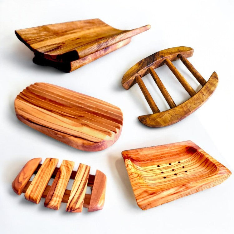 Artisiana Olive Wood Soap Dish – A Piece of Tunisian History on Your Bathroom Shelf