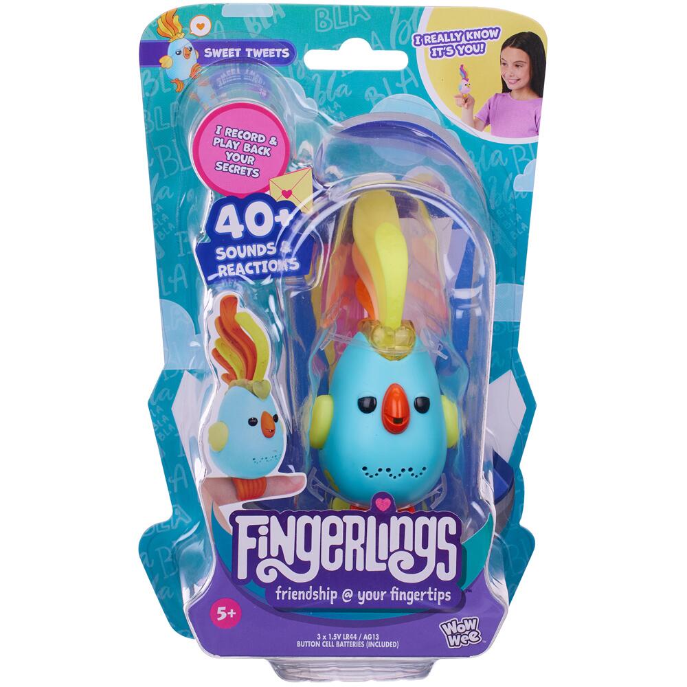 The Bird That Talks Back: Fingerlings Sweet Tweets Lionel at £14.00