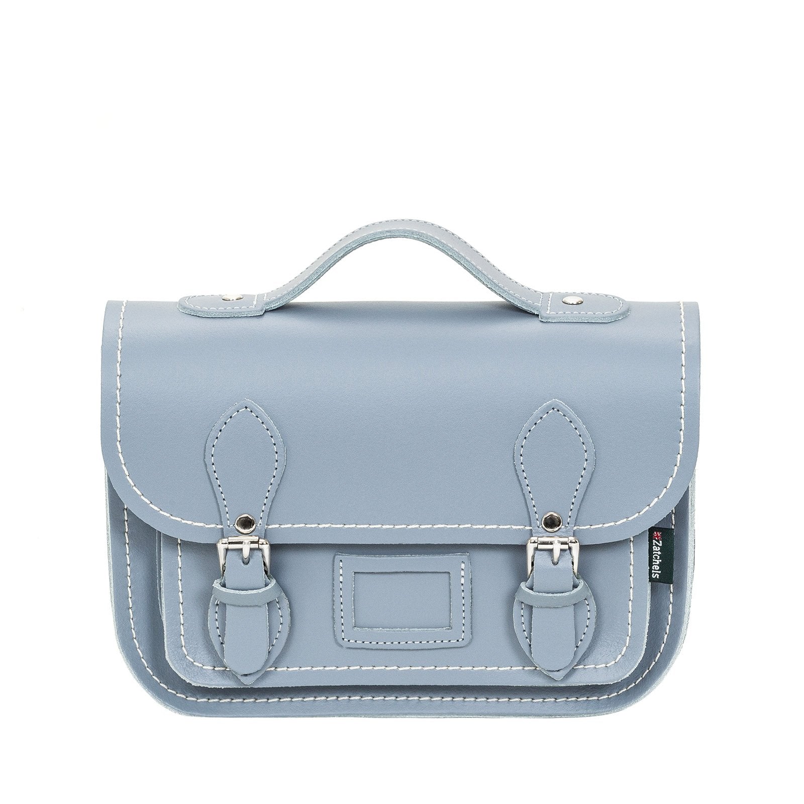 Handmade in England: The Zatchels Lilac Grey Leather Midi Satchel Is the Bag Worth Investing In