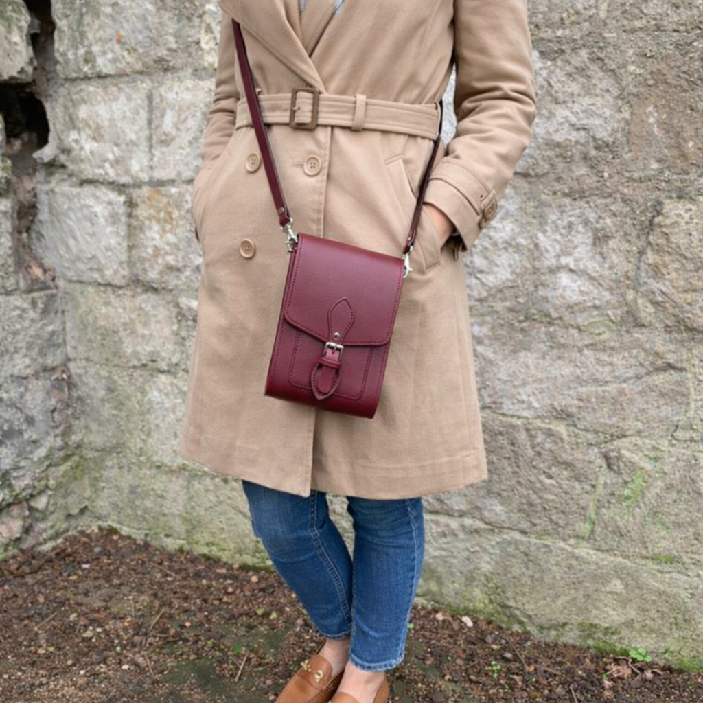 The Only Bag You Need This Festival Season – Zatchels Handmade Leather Festival Phone Bag for £70