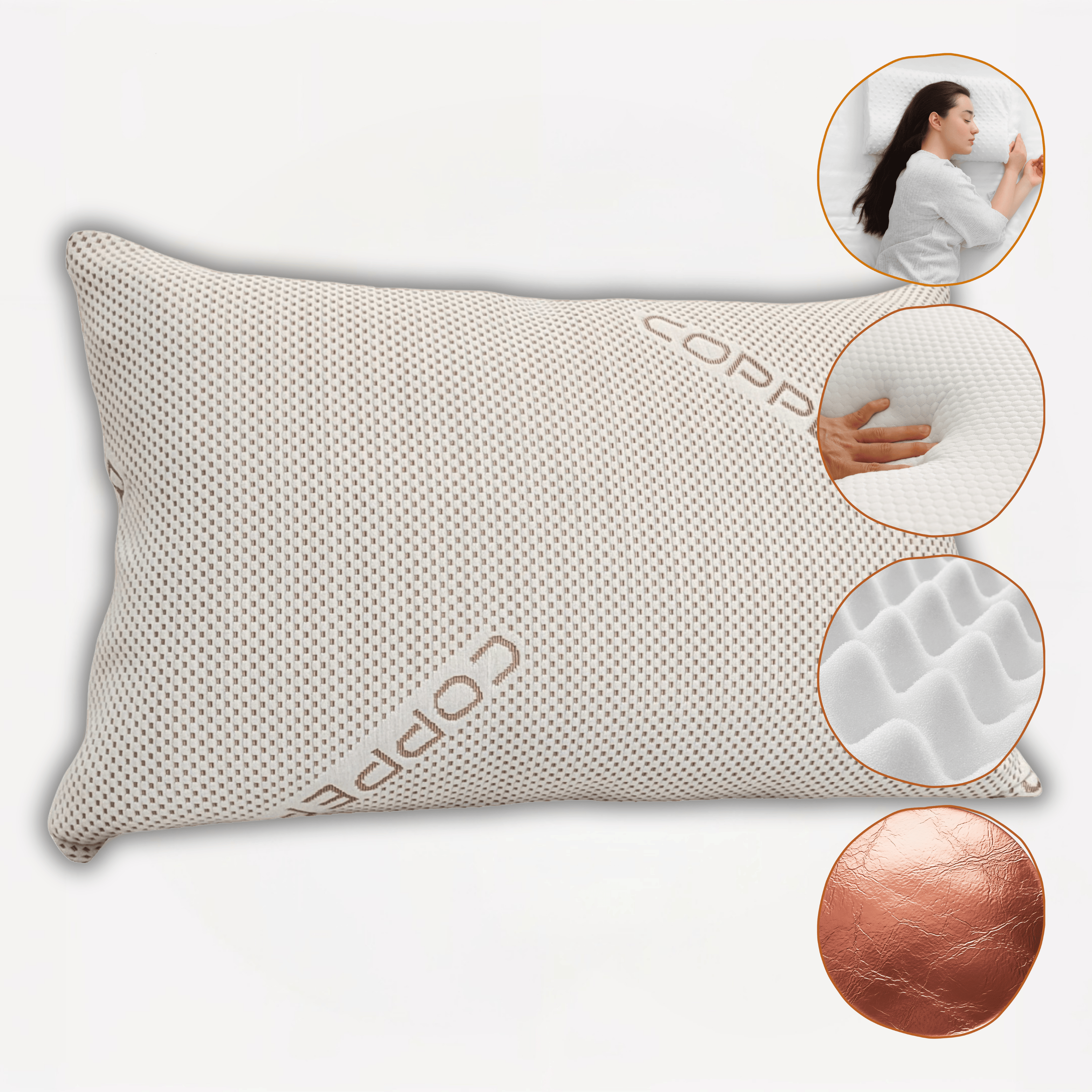 Sleep Like You’re in a 5-Star Hotel Every Night – OLIVIA ROCCO Copper Memory Foam Pillow for Just £14