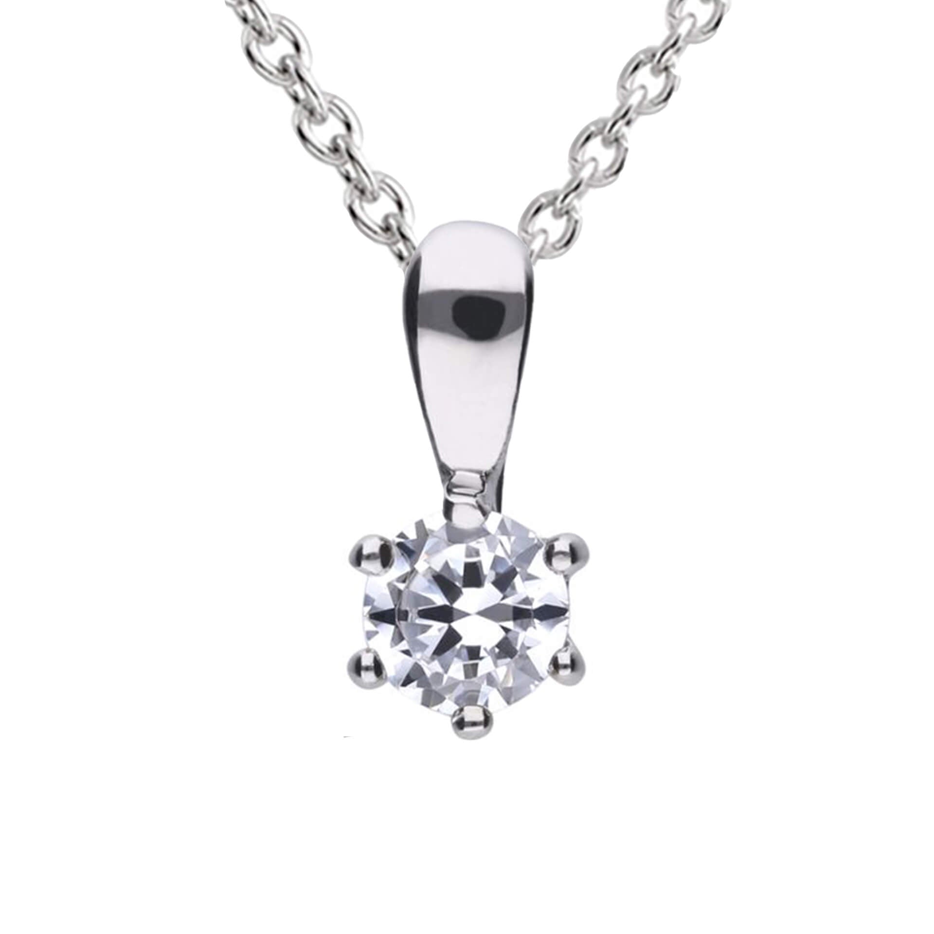 Diamond Brilliance for Less: The Diamonfire Six Claw Zirconia Pendant That Looks Like a Million Pounds