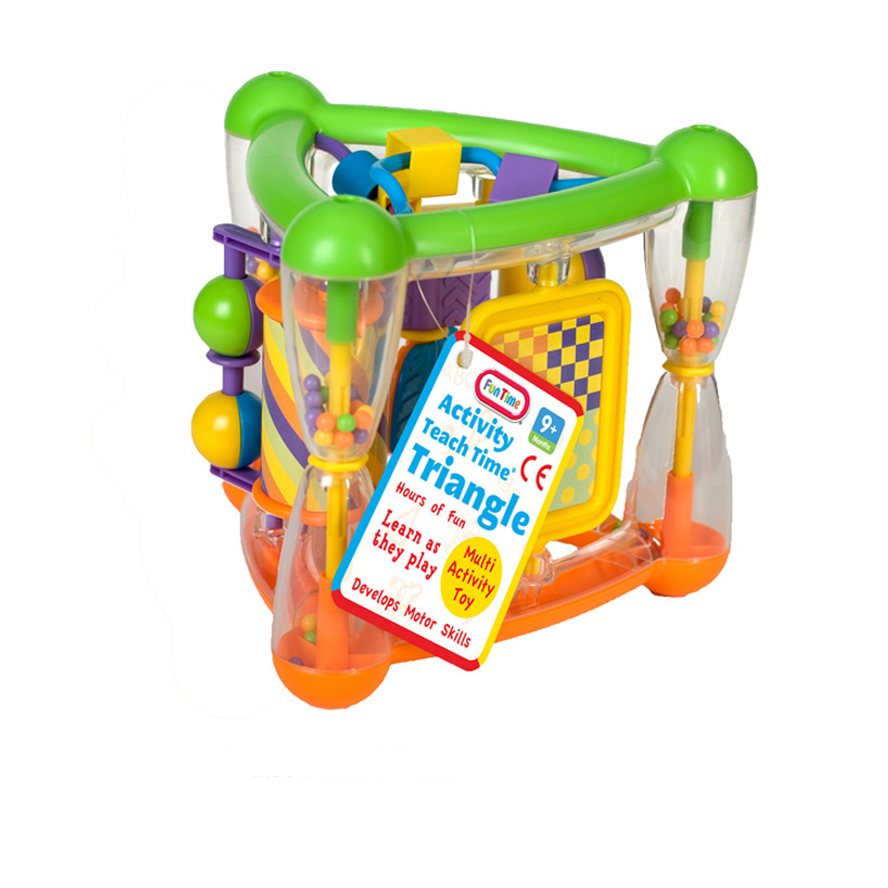 Teach Time Triangle Hangtag Toy – The Colourful Developmental Toy Toddlers Can’t Put Down