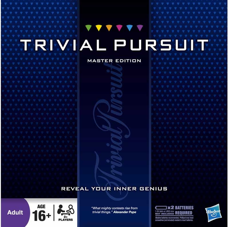 Trivial Pursuit Master Edition – 2,950 Questions, Six Categories, One Ultimate Trivia Champion