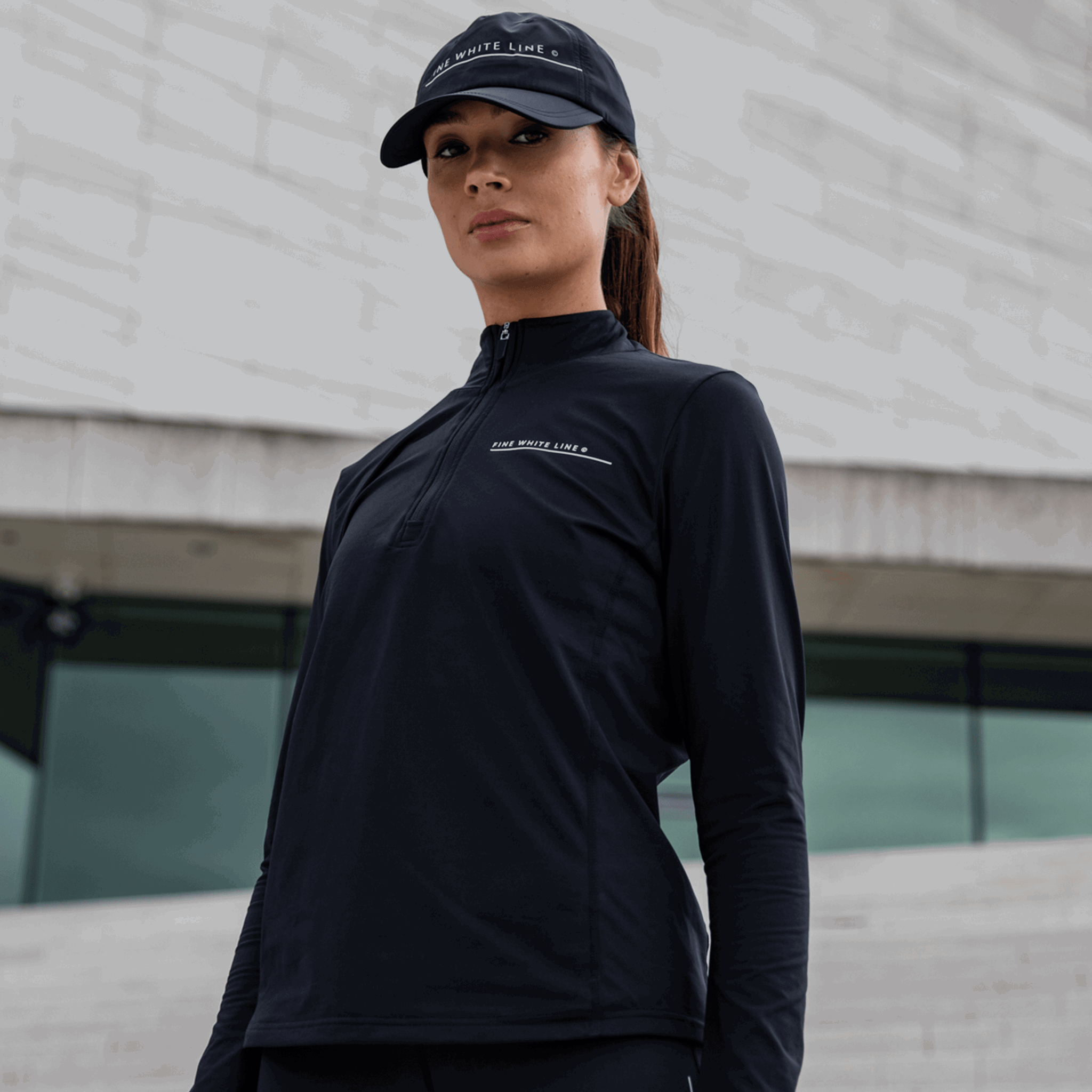 Women's Orbit Black 1/4 Zip Jacket – Your New Favourite Everyday Essential