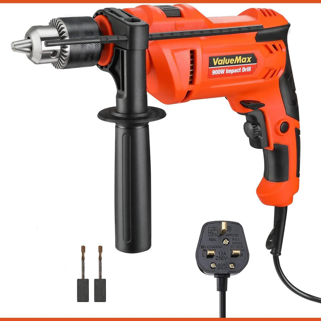ValueMax 900W Corded Impact Drill - 13mm Chuck Variable Speed Combi Tool