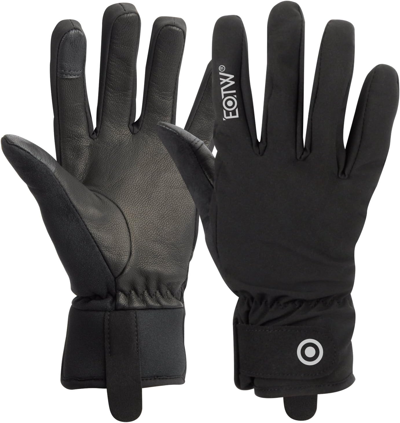 EOTW Winter Gloves – Windproof Thermal Cycling & Running Gear, Black