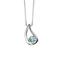 Gecko Jewellery Retail Sterling Silver Polished Teardrop Pendant