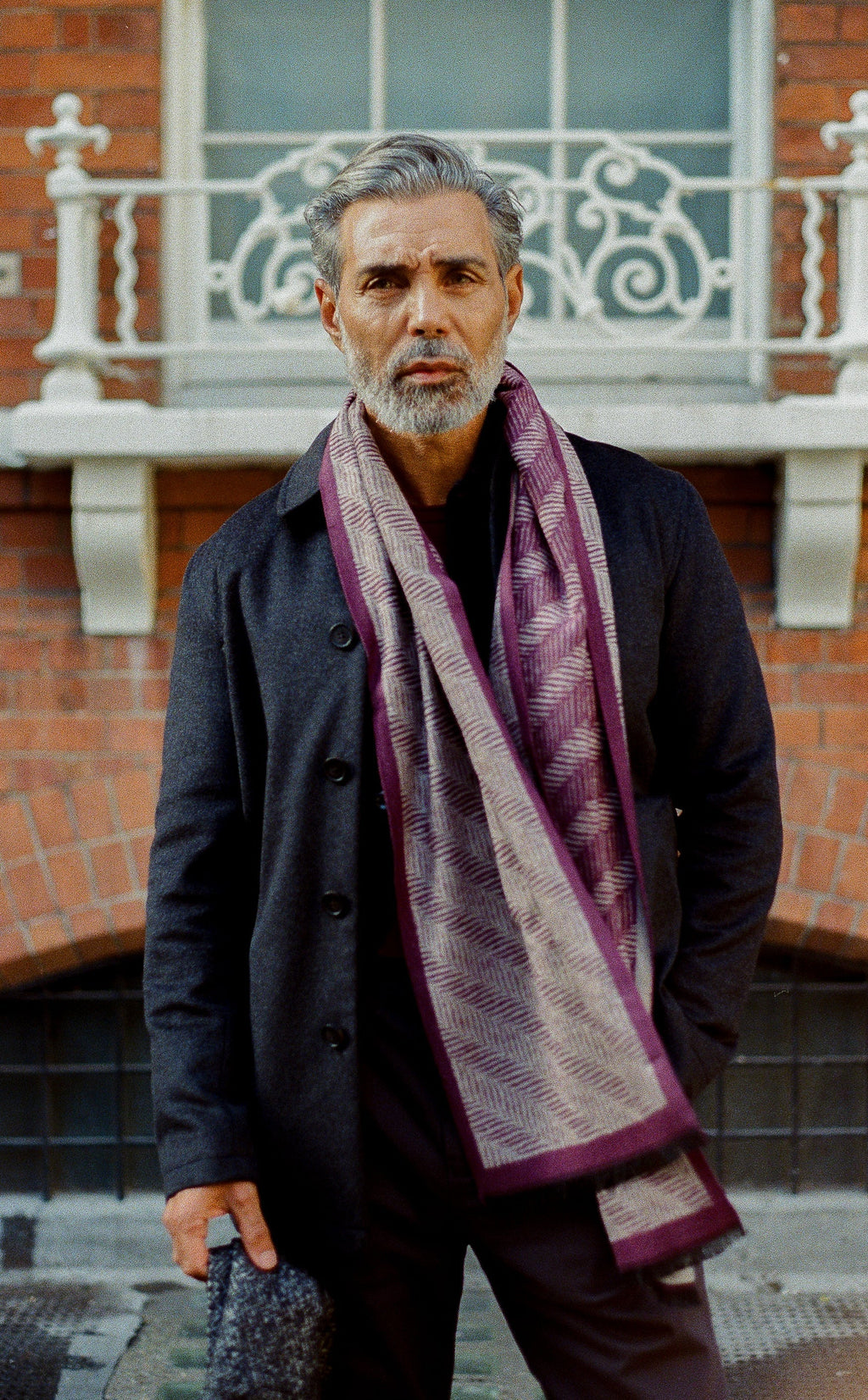 Chiltern Shacket Sleeve Lining - Birbo Twill Navy