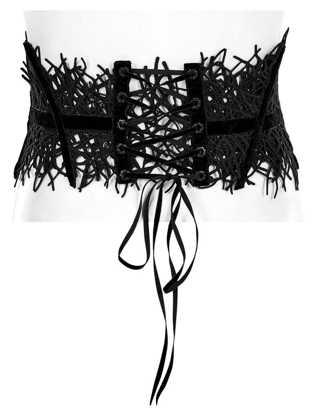 Punk Rave Bracken Waist Clincher – Withered Vine Fabric Corset Belt