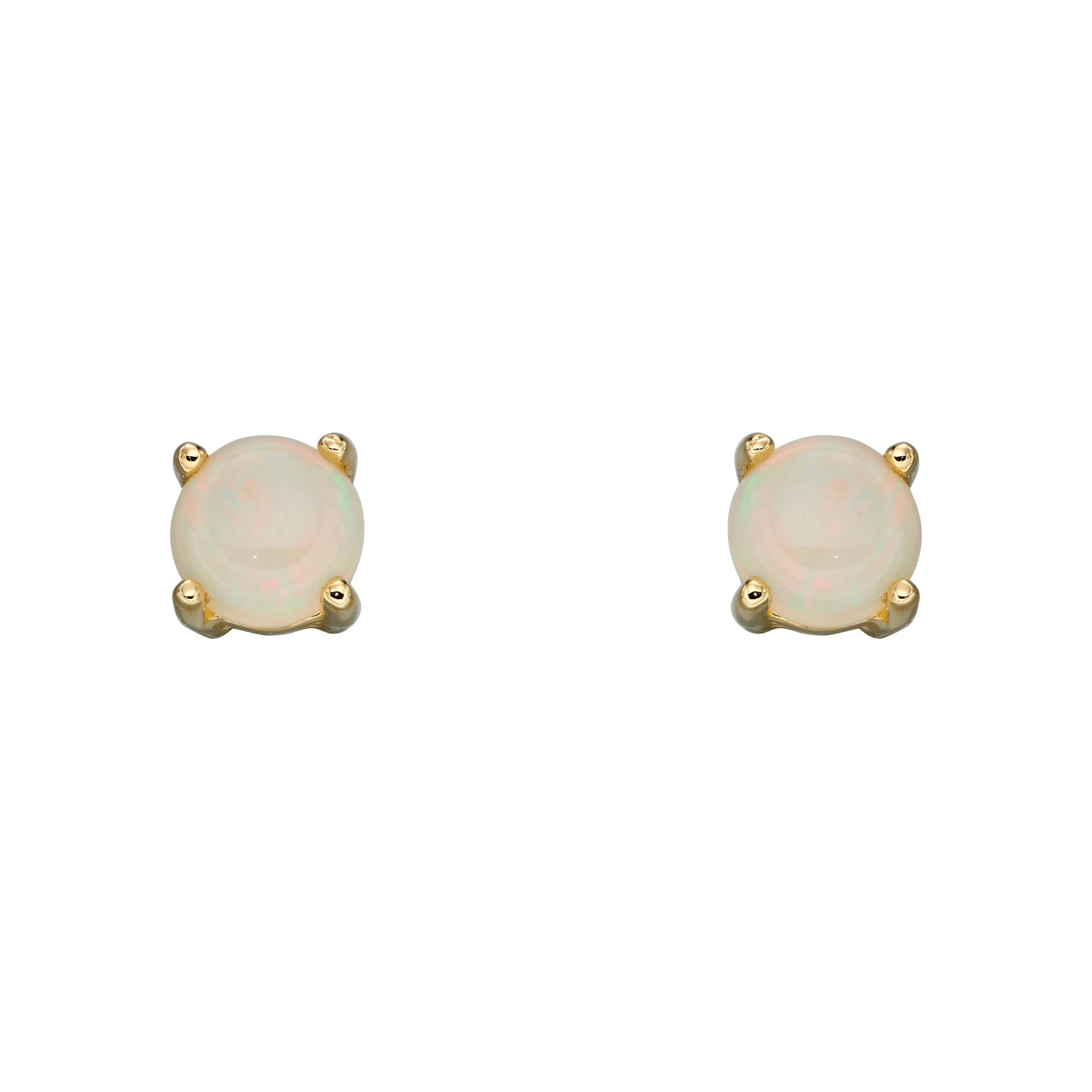 Gecko Jewellery 9ct Yellow Gold Birthstone Stud Earrings for Women