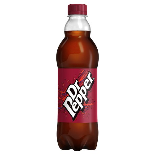 Dr Pepper Sparkling Soda Beverage – 500ml Carbonated Soft Drink Bottle
