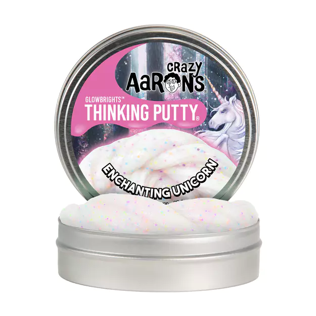 Crazy Aaron's Enchanting Unicorn Glow-in-the-Dark Thinking Putty – 3.2oz