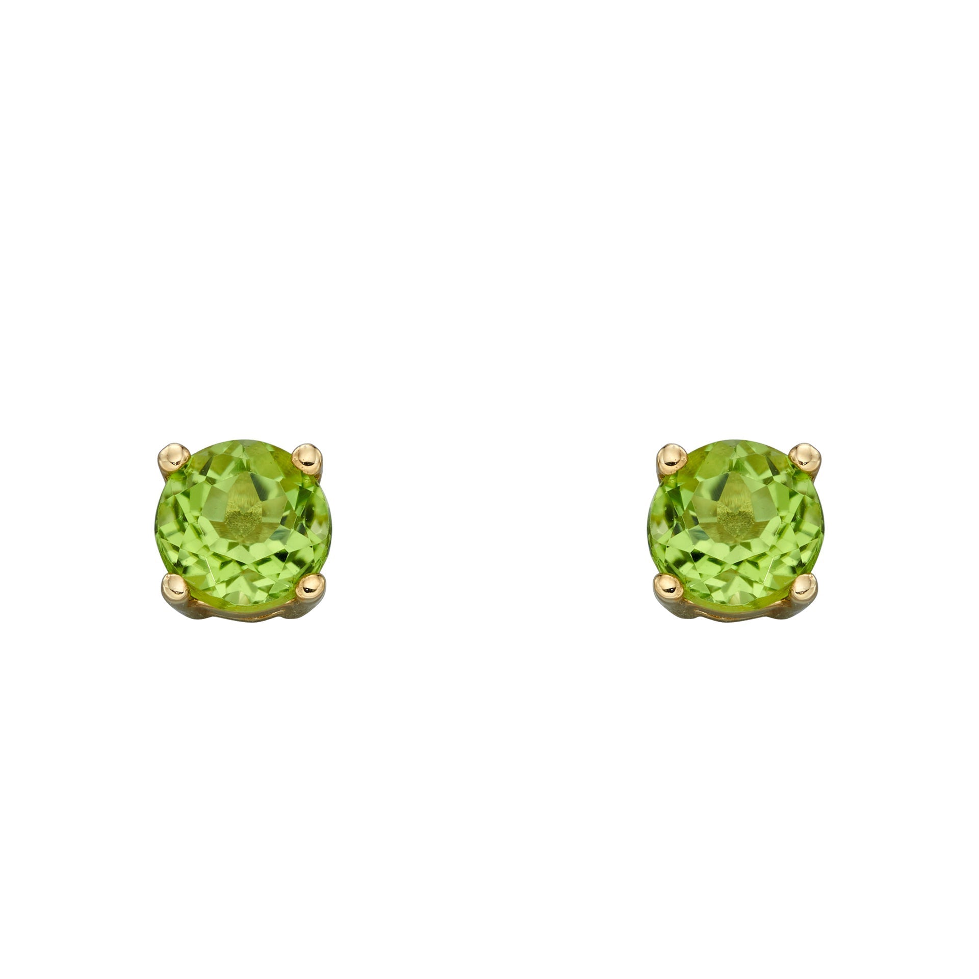 Gecko Jewellery 9ct Yellow Gold Birthstone Stud Earrings for Women