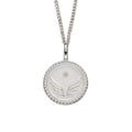 Gecko Jewellery Sterling Silver Wings Pendant with Cubic Zirconia