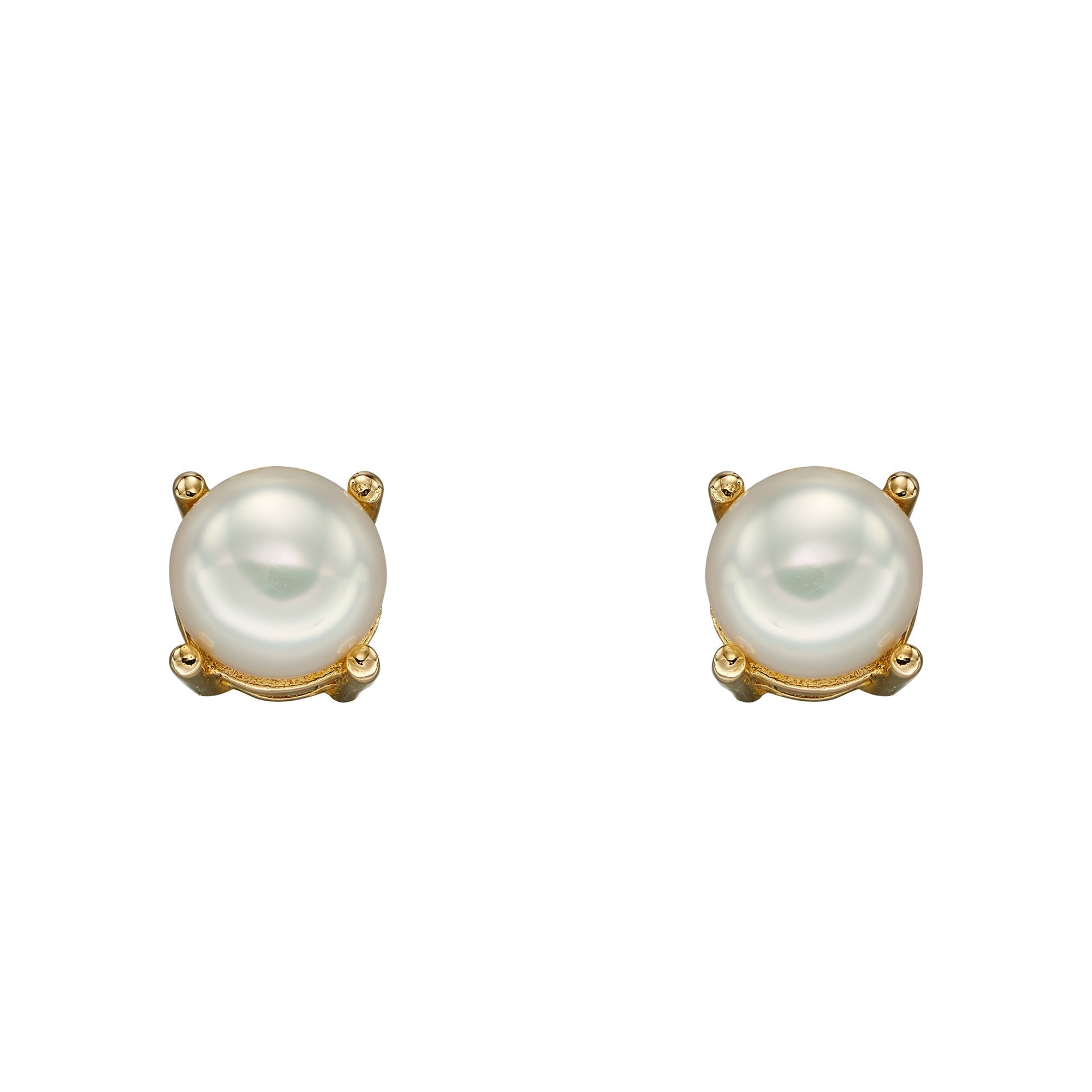 Gecko Jewellery 9ct Yellow Gold Birthstone Stud Earrings for Women