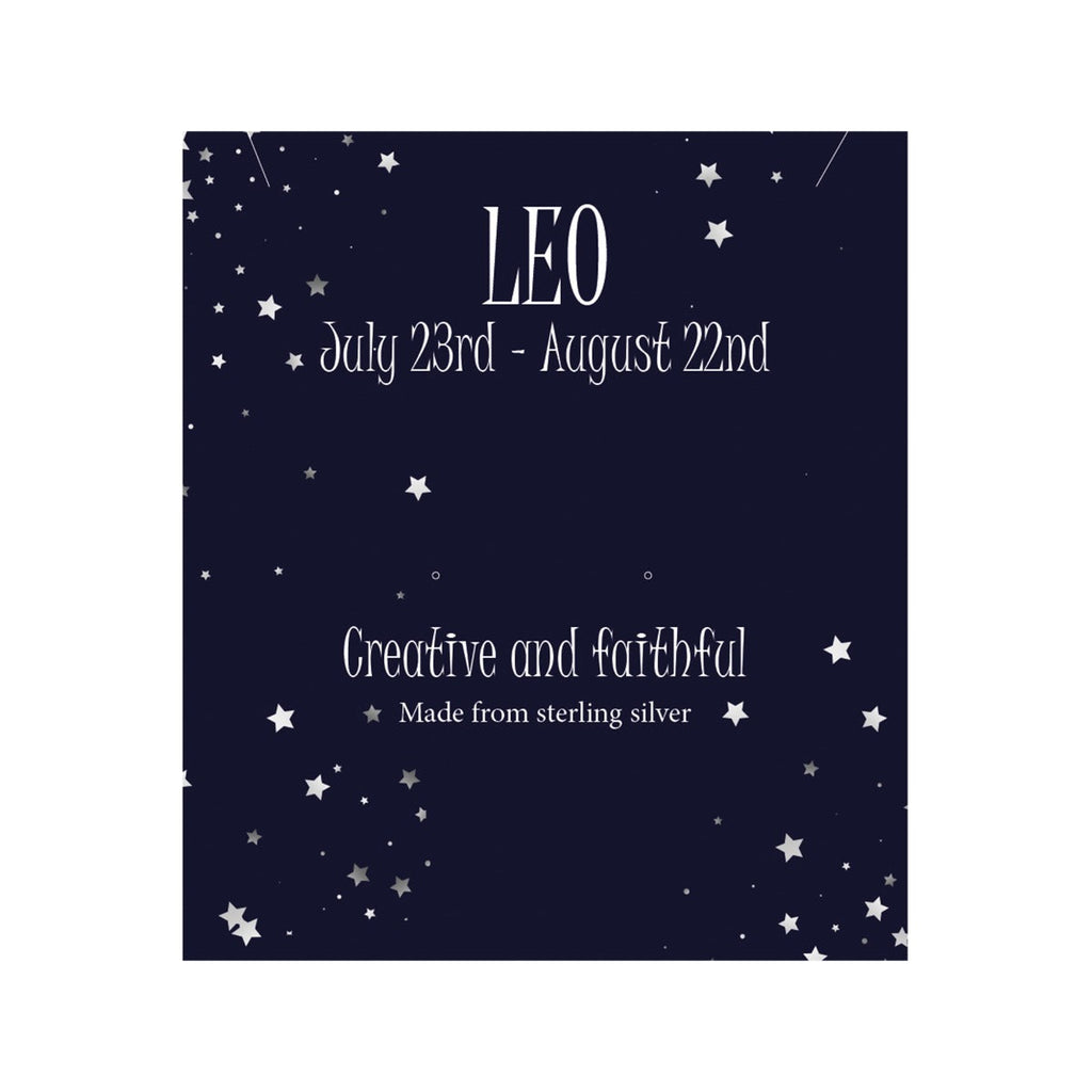 Gecko Jewellery Sterling Silver Zodiac Necklace - Constellation Pendant
