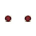 Gecko Jewellery 9ct Yellow Gold Birthstone Stud Earrings for Women