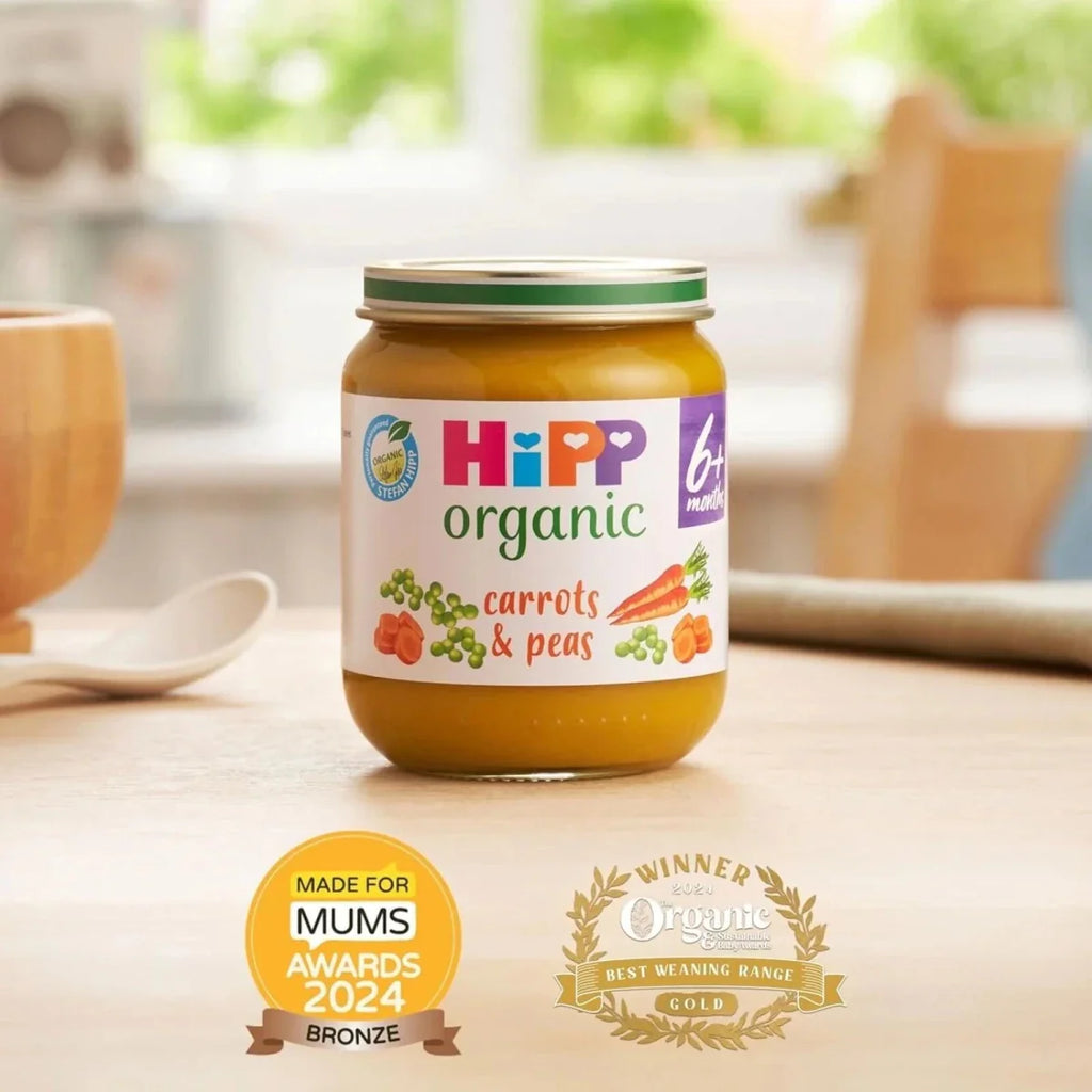 HiPP Organic Carrots & Peas Jar 6+ months 125g