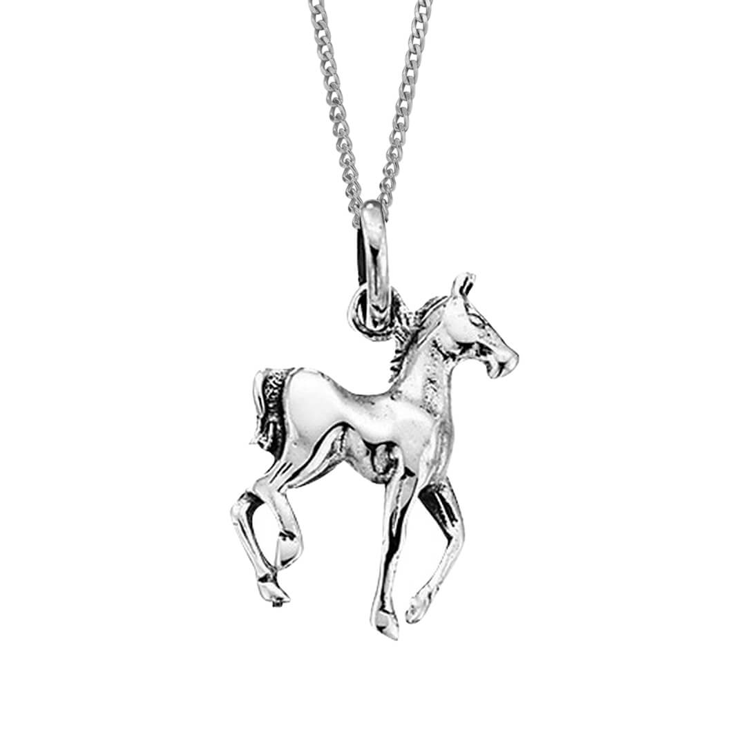 Gecko Jewellery Retail Prancing Horse Pendant – Sterling Silver Charm
