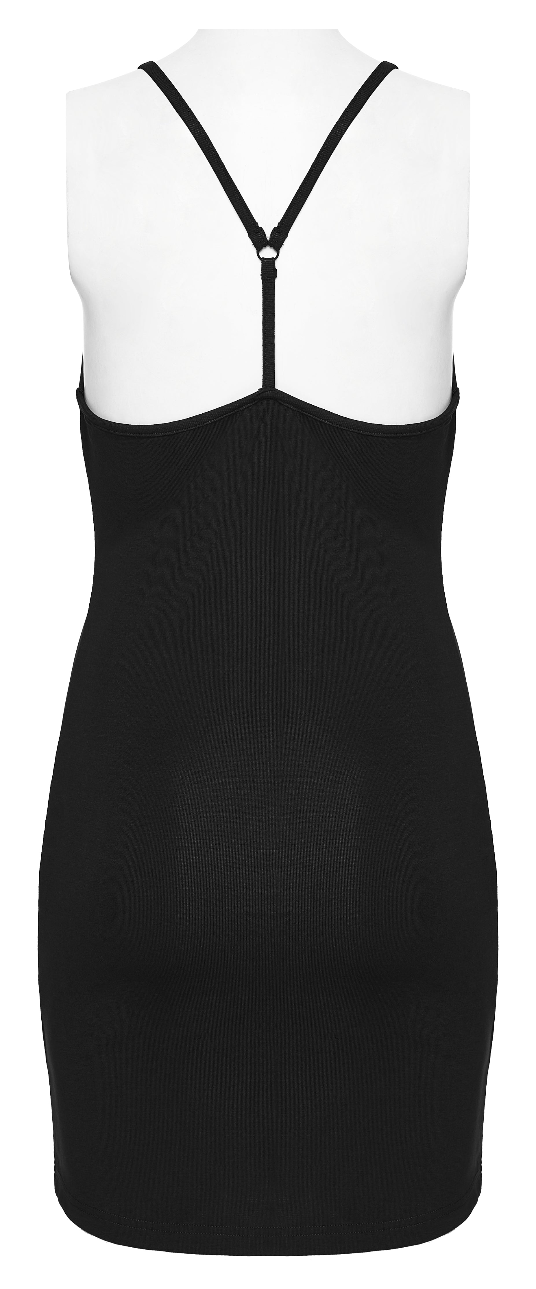 Punk Rave Juliette Goth Slip Dress – Black Lace Mini Dress