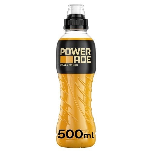 Powerade Golden Mango Electrolyte Sports Hydration Drink - 500ml