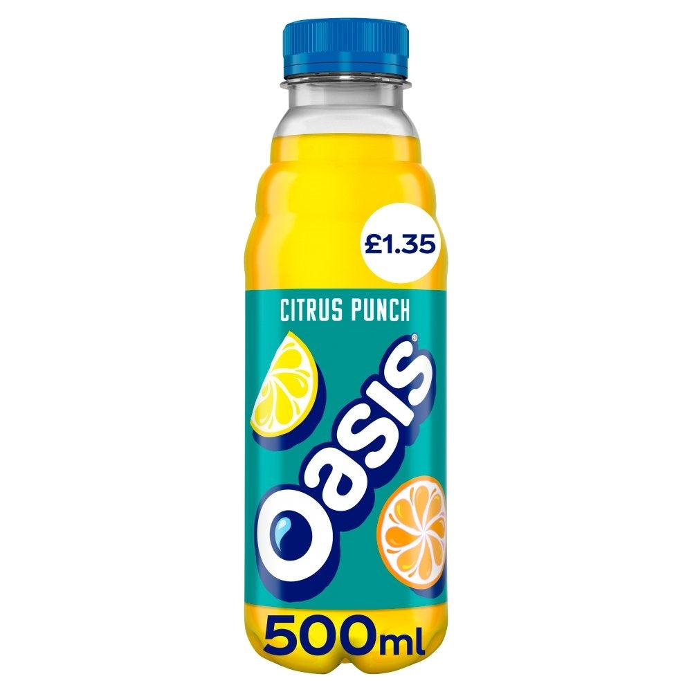Oasis Citrus Punch Fruit Drink – Refreshing 500ml Bottled Beverage