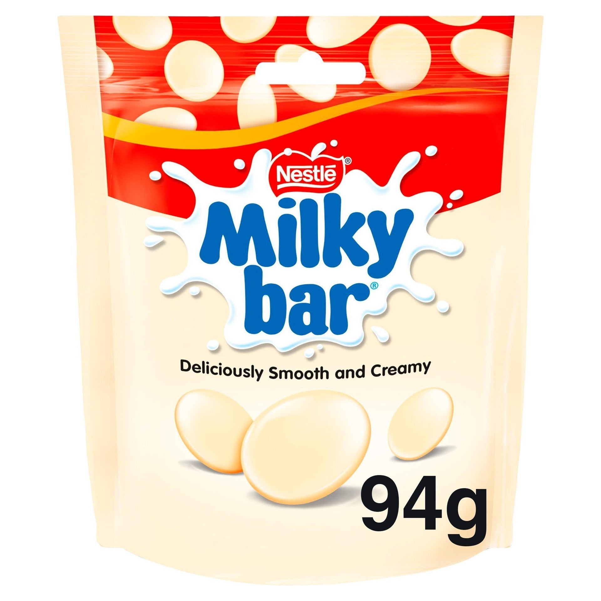 Milkybar White Chocolate Giant Buttons Sharing Bag - 94g Pouch