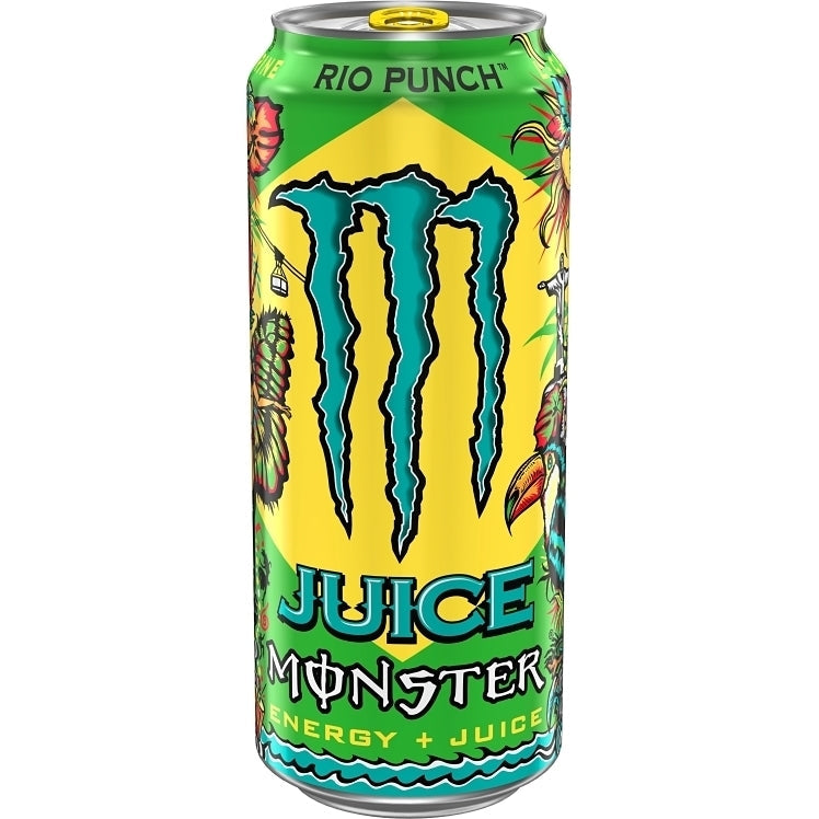 Monster Energy Rio Punch Fruit Punch Sparkling Drink - 500ml Can