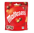 Maltesers Milk Chocolate Pouch – Crunchy Malted Honeycomb Candy, 93g