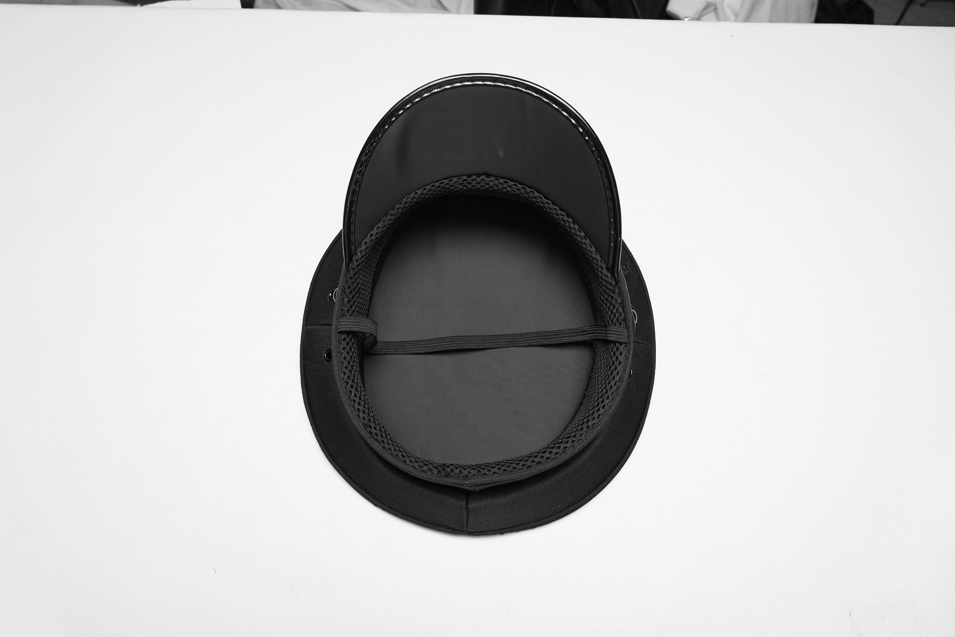 Punk Rave Malphas Dark Military Hat – Goth Pentagram Peaked Cap