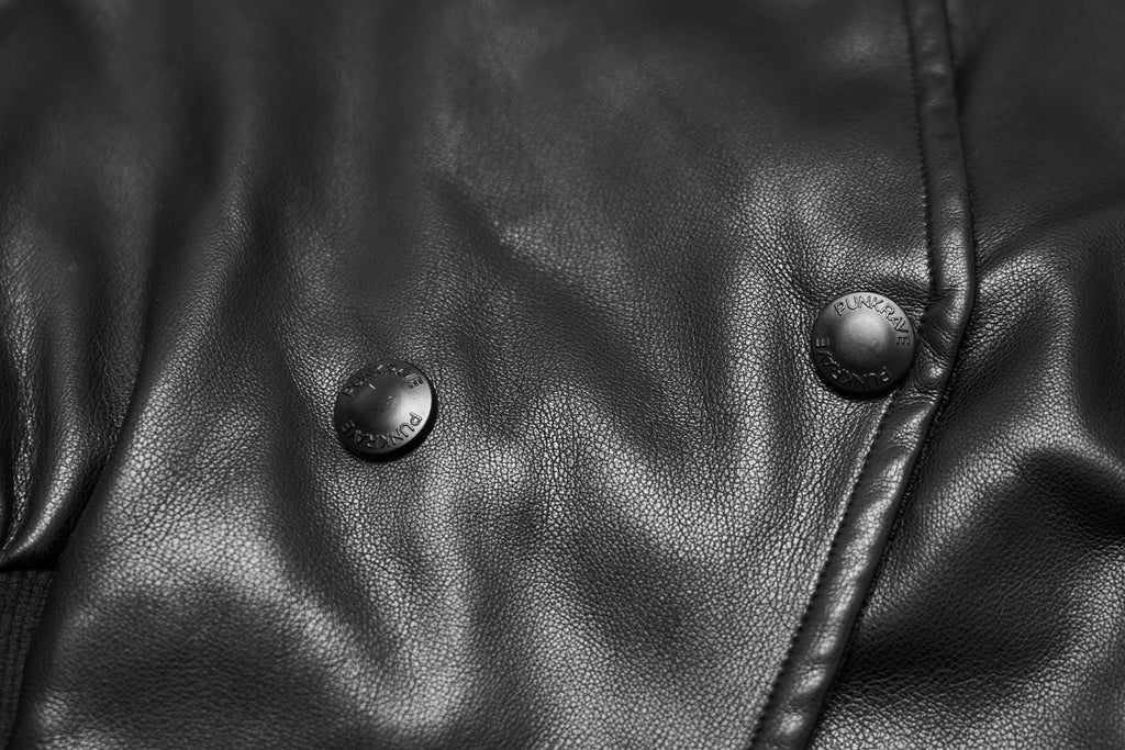 Punk Rave Nyx Hooded Faux Leather Jacket – Gothic Skull Studded Coat