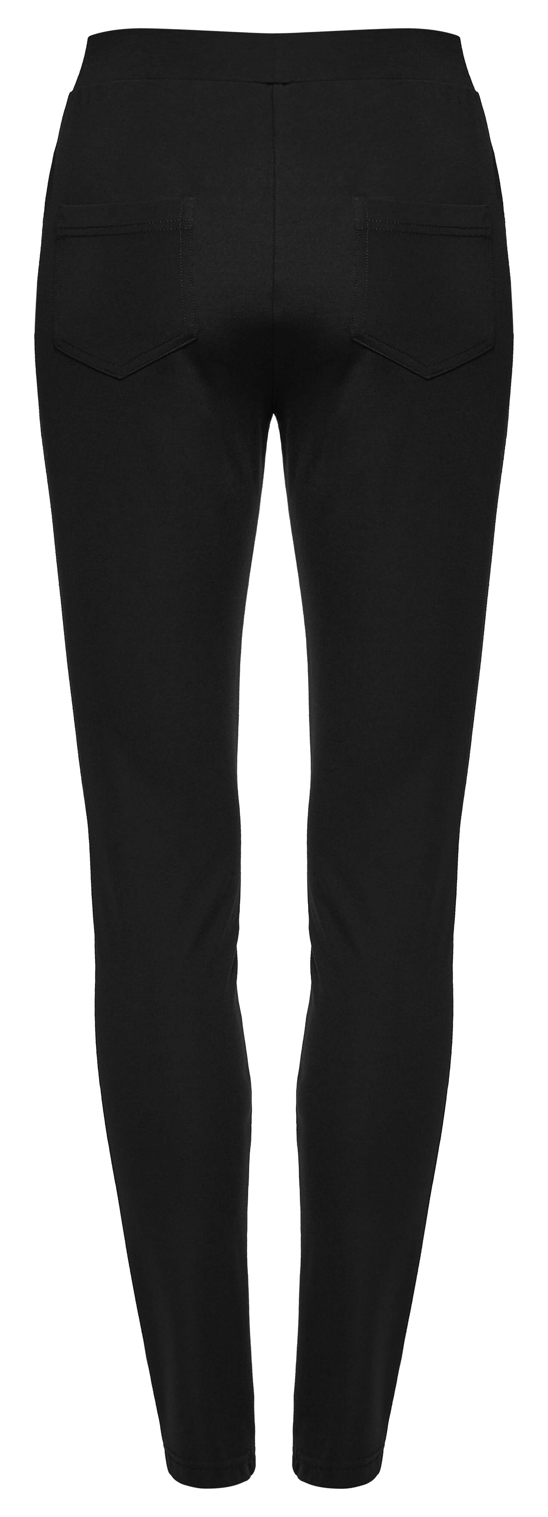 Punk Rave Ausha Leggings – Black Honeycomb Mesh and Knitted Fabric