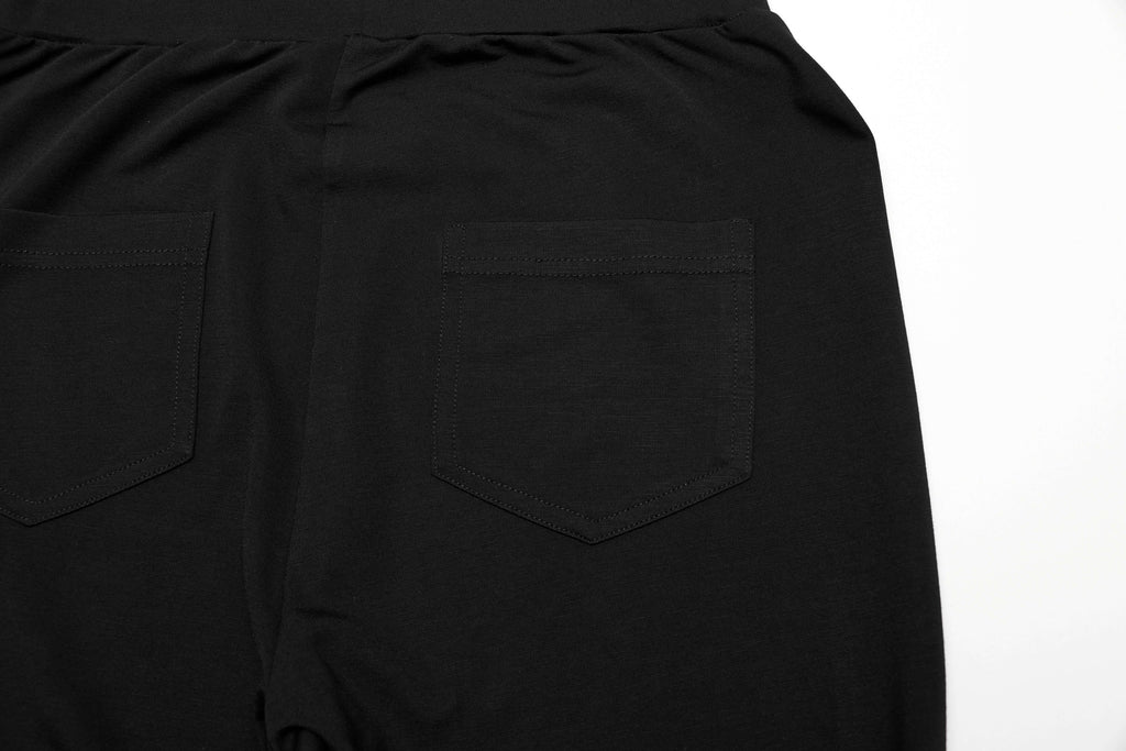 Punk Rave Ausha Leggings – Black Honeycomb Mesh and Knitted Fabric