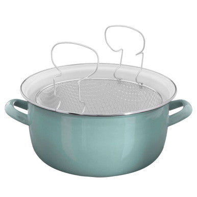 Orsina Telo Green Deep Fryer – Multipurpose Cooker with Glass Lid